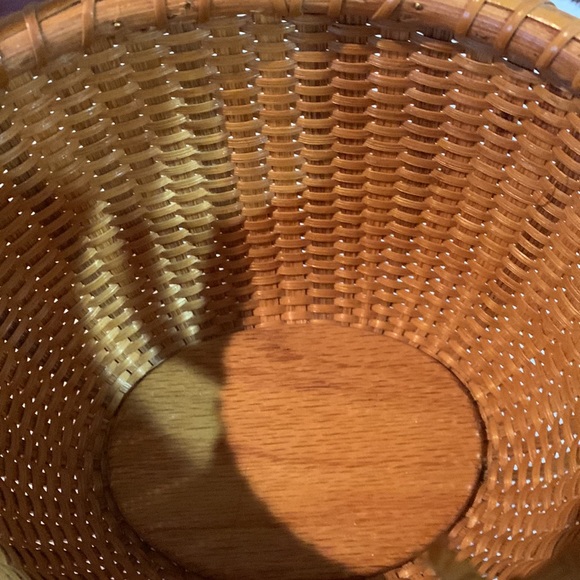 Vintage William Sayle Nantucket lightship basket purse - Picture 9 of 10